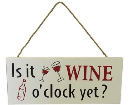 Wine Hanger O'Clock