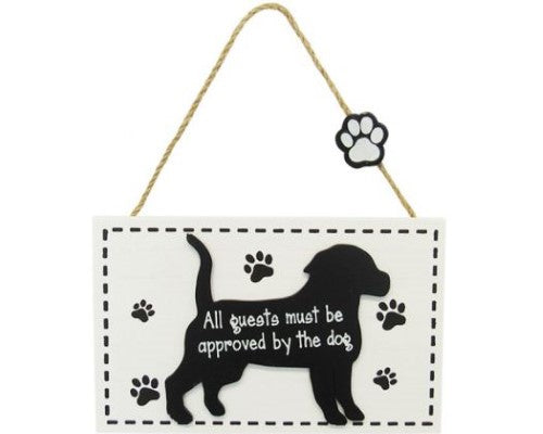 Wall Art - Dog Hanger Sign Approved