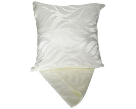 Cushion cover featuring a protea floral design in cream, made from premium thick fabric, with a convenient zip for washing.