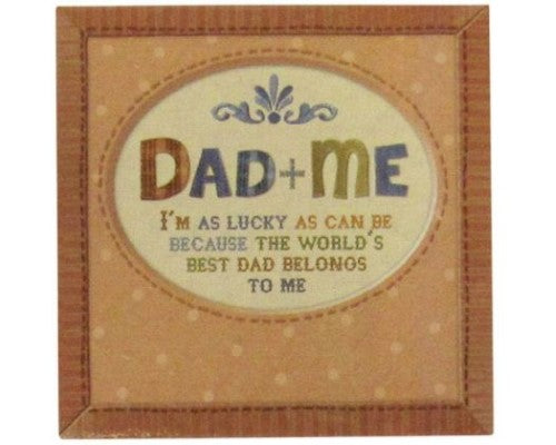 Message Tile Dad and Me