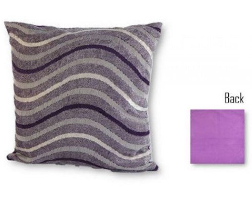 Cushion Cover - Purple Waves