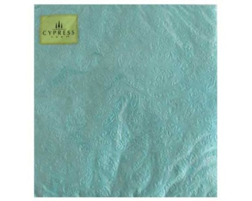 Elegant Watercolour Teal Napkins, 3-ply, pack of 20, perfect for enhancing any dining occasion.