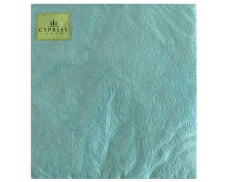 Elegant Watercolour Teal Napkins, 3-ply, pack of 20, perfect for enhancing any dining occasion.