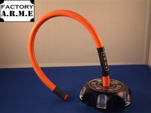FUEL VENT HOSE FACTORY ARME TREATED WITH OUR UNIQUE TAC FORMULA, ORANGE