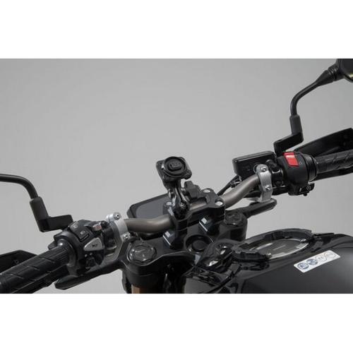 SW MOTECH UNIVERSAL GPS MOUNT KIT WITH NAVI CASE 2 SOCKET ARM FOR HANDLEBAR/MIRR