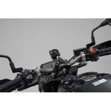 SW MOTECH UNIVERSAL GPS MOUNT KIT WITH NAVI CASE 2 SOCKET ARM FOR HANDLEBAR/MIRR