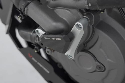 SW MOTECH WATER PUMP PROTECTION SILVER/BLACK DUCATI X DIAVEL HYPERMOTARD MONSTER