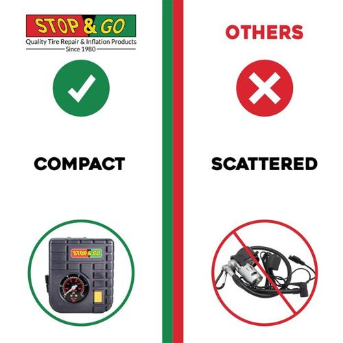 STOP & GO TYRE PLUGGER ULTIMATE KIT WITH COMPRESSOR (6000)