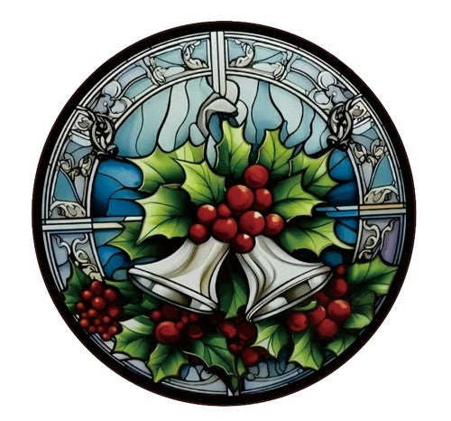 Suncatcher Holly Bells SETOF 2 LARGE
