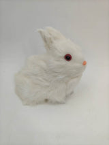 Decorative Rabbit Ornament - White - 19 x 12cm