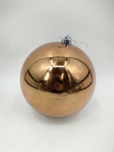 Christmas Tree Bauble - Copper - 20cm