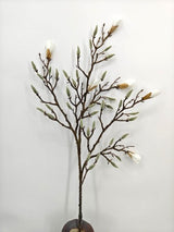 Artificial Magnolia Flower Bud Spray