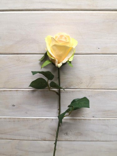 Artificial Limbo Rose Bud Stem - Yellow