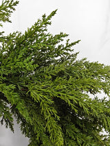 Artificial Cypress Wreath - Real Touch - 50cm