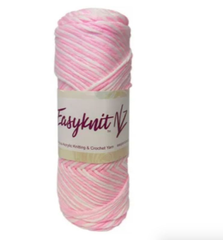 Yarn - EasyKnit Premium Pink & White (100g)