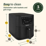 Cuisinart - Compact Max Air Fryer PFAS Free 7.6L (AFS-8OBLXA)