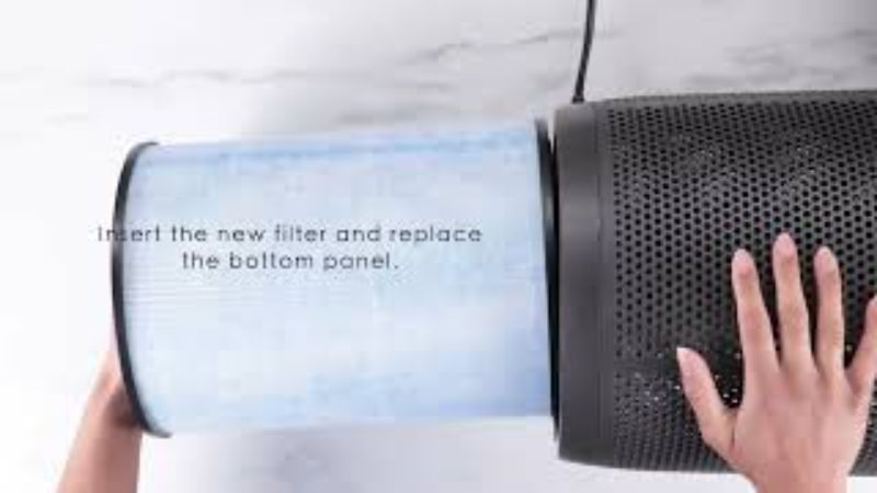 AP300 Air Purifier with HEPA-13 filter, captures 99.9% of particles, neutralizes odors and allergens for cleaner air.
