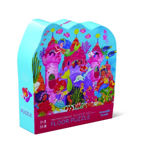 Croc Creek Shaped Box Puzzle - Mermaid Palace (36PC)