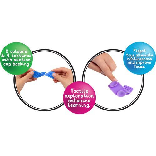 Sensory Sprouts Textured Fidget Strips Set of 8