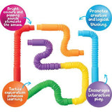 Sensory Sprouts Rainbow Pull Pipes Set of 6