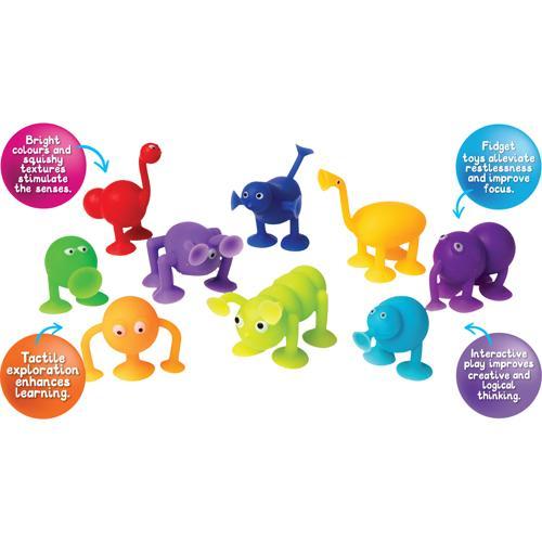 Sensory Sprouts Suction Monsters Set of 9