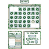 LCBF Eucalyptus Essentials Calendar Bulletin Board Set