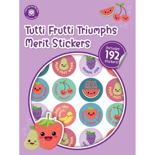 LCBF Tutti Frutti Triumphs Merit Stickers
