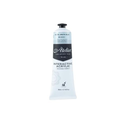Atelier Acrylic Interactive Paints 80ml Pastel Arctic Blue