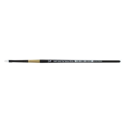 DAS S1008F Taklon Flat Short Handle Brush 1/8"