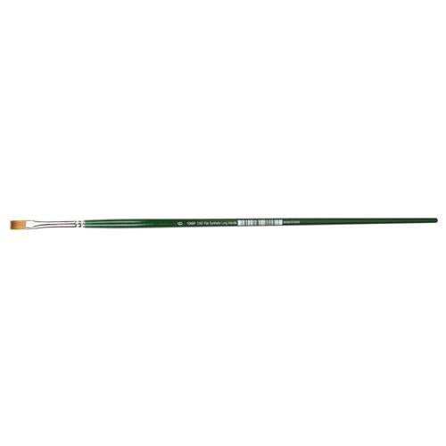 DAS S1068F Synthetic Flat Long Handle Brush #6