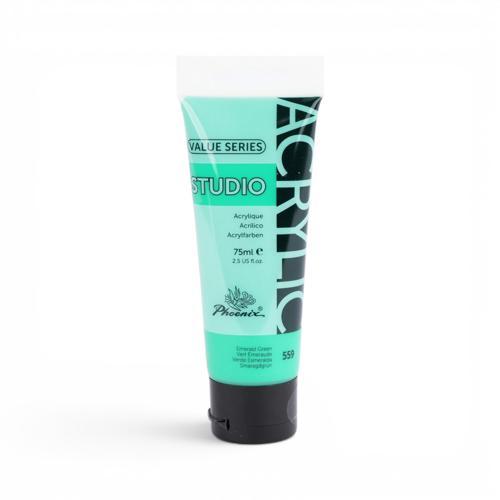 Phoenix Acrylic Paint 75ml Emerald Green(559