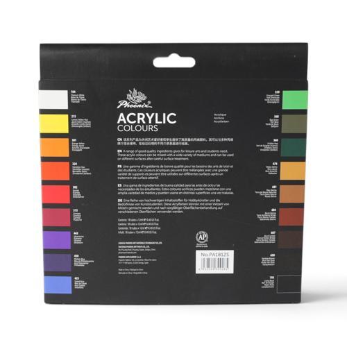 Phoenix Acrylic Paint Colour 18x12ml