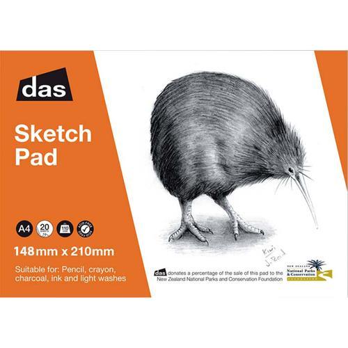 DAS Sketch Pad (Kiwi) A5 110gsm 20 Sheets