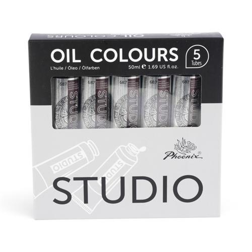 Phoenix Oil Paint 50ml Burnt Umber (687)