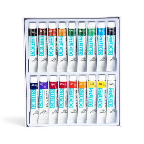 Phoenix Watercolour Paint 18x12ml Set