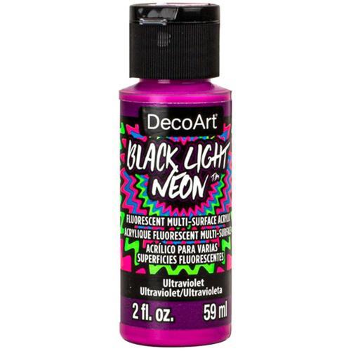DecoArt Black Light Neons 59ml (2oz) Ultraviolet