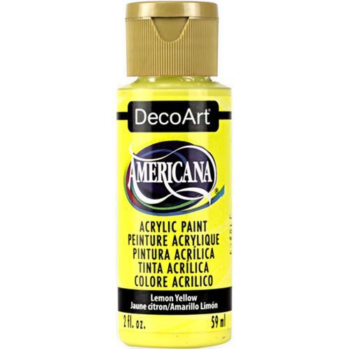 DecoArt Americana Acrylic 59ml (2oz) Lemon Yellow