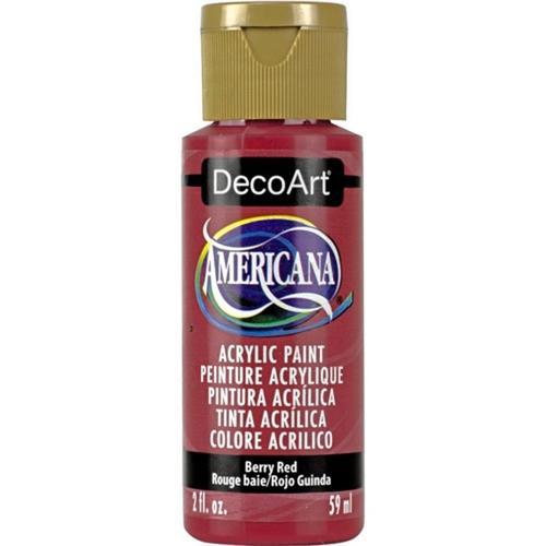 DecoArt Americana Acrylic 59ml (2oz) Berry Red