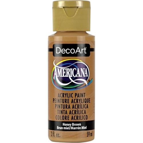 DecoArt Americana Acrylics 59ml (2oz) Honey Brown