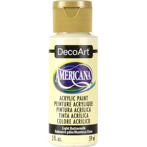 DecoArt Americana Acrylics 59ml (2oz) Light Buttermilk