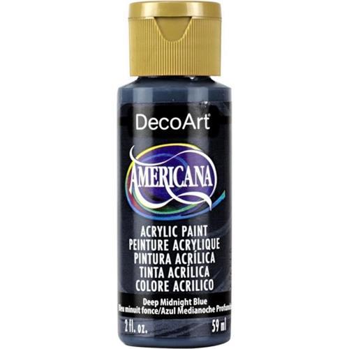 DecoArt Americana Acrylics 59ml (2oz) Deep Midnight Blue