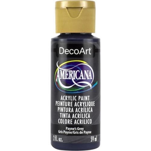 DecoArt Americana Acrylics 59ml (2oz) Paynes Grey