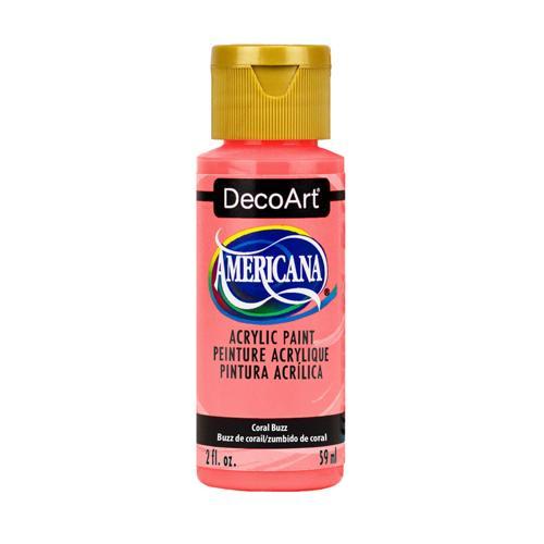 DecoArt Americana Acrylics 59ml (2oz) Coral Buzz