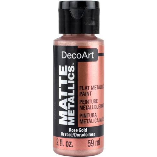 DecoArt Matte Metallic 59ml (2oz) Rose Gold