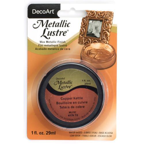 DecoArt Metallic Lustre Wax 29.6ml (1oz) Copper Kettle