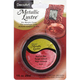 DecoArt Metallic Lustre Wax 29.6ml (1oz) Radiant Red