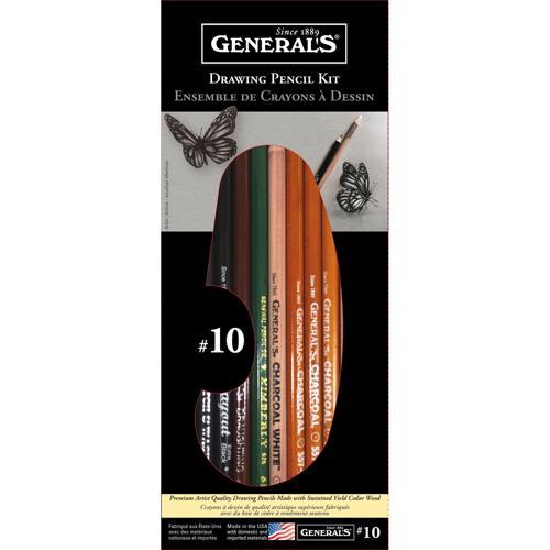 Generals Classic Drawing & Sketching Kit #10 12 Pack