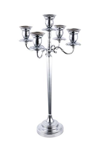 5 Holder Electroplated Candelabra Size 43cm × 80cmH