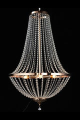 24V LED Chandelier Set of 2  Size 80D × 110cmH - warm white