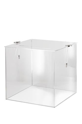 Lockable Acrylic Wishing Well Wedding Gift Box